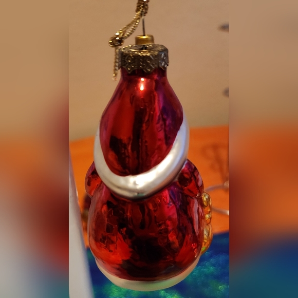 Santa Vintage Mercury blown Glass Christmas holiday ornament BENIFITS CHARITY - Picture 4 of 4
